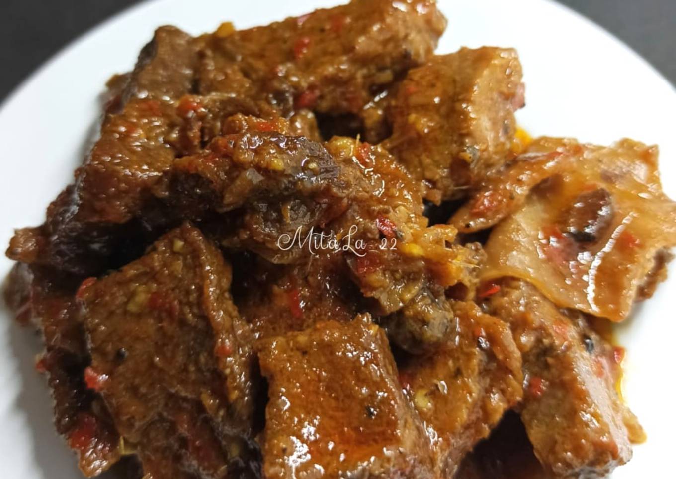 Sapi masak saus manis