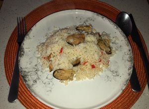 Una foto de Arroz con cholgas