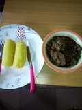 Eba and afang soup