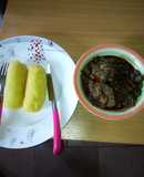 Eba and afang soup