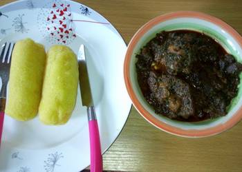 Easiest Way to Make Tasty Eba and afang soup