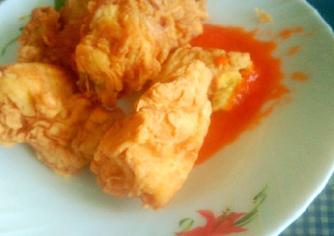 Cara Membuat Ayam kampung masak ala KFC.. Simpel