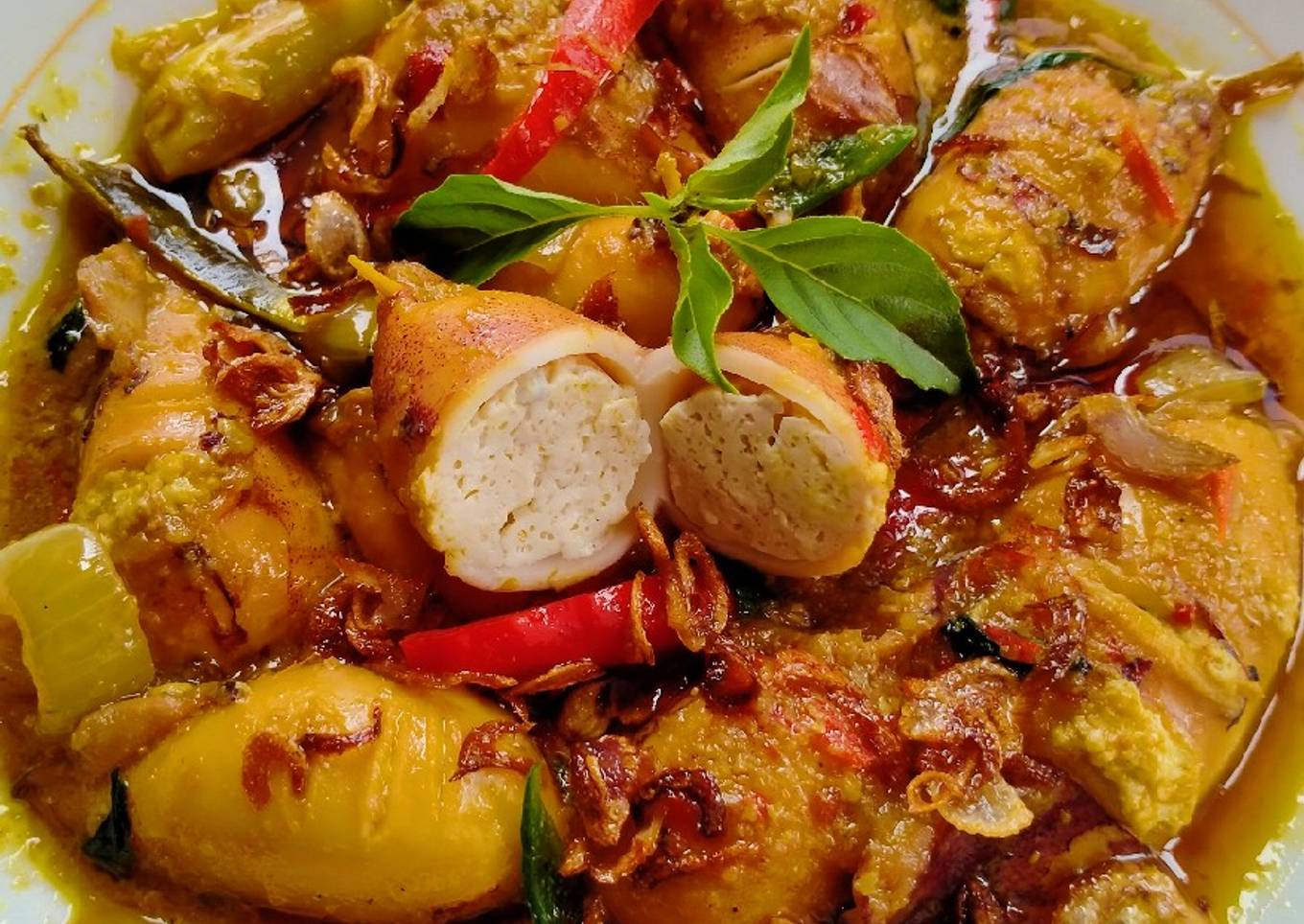 Rica rica cumi isi tahu telur