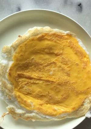 Una foto de Omelette esponjoso receta de mi hija