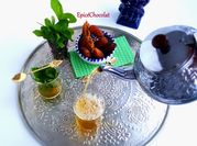 Une photo de thé menthe