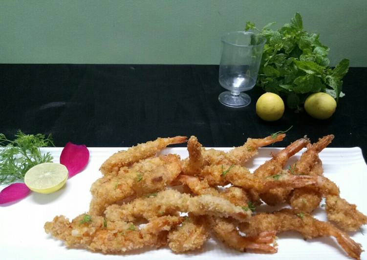 Recipe of Homemade Japanese Tempura prawns