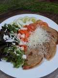 SARAPAN : ROTI CANE & CAESAR SALAD