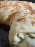 Strudel de champignones y cebolla caramelizada