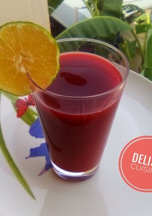 A picture of Beetroot Juice!.