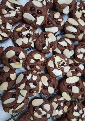 Foto resep Almond Choco Cookies