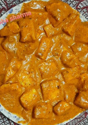 शाही पनीर (shahi paneer recipe in Hindi) रेसिपी मुख्य फोटो