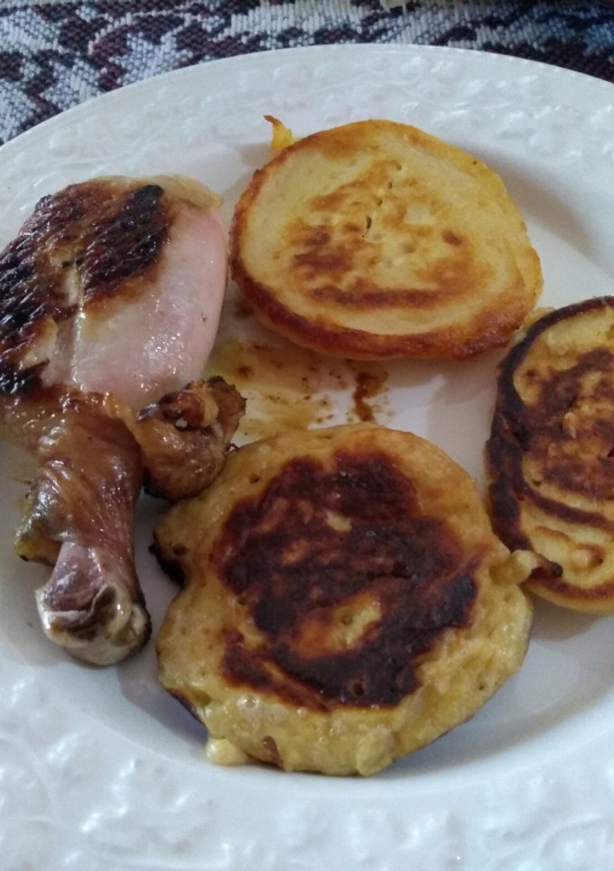 Una foto de Torrejas de papa y queso pategras