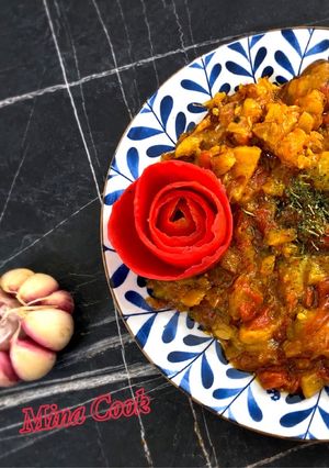 عکسی از دستور یتیمک کدو بادمجان