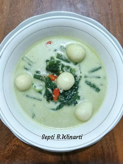 Foto resep Sayur Bayam Kuah Pedas