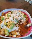 Sopa de tortilla con pollo