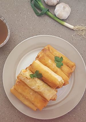 Foto resep Lumpia Komplit dengan Saus