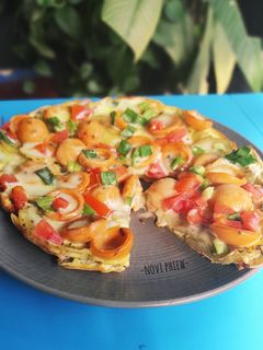 Foto resep Pizza kentang telur teflon
