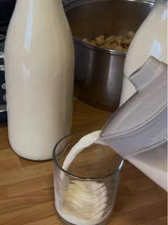 Una foto de Leche de almendras
