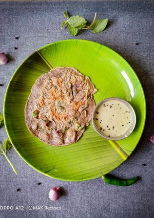 ராகி ஆம்லெட் (Ragi omelette recipe in tamil) செய்முறை முக்கிய புகைப்படம்