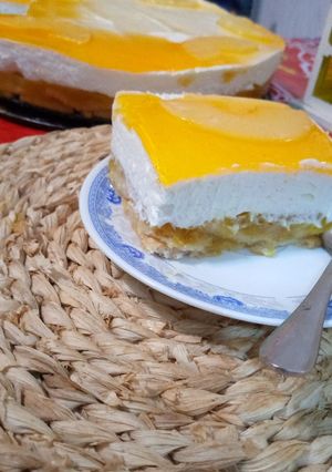صورة لوصفة كيكة الاناناس الباردة