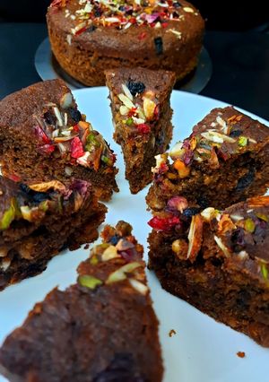 A picture of Healthy Plum Cake.
