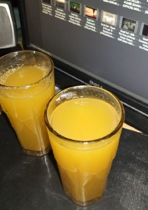 A picture of Tumeric water.