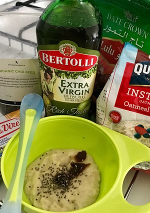 Foto resep Mpasi 6 bulan oat+ kurma