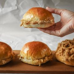 A picture of Meat Floss Bun [Tangzhong Method].
