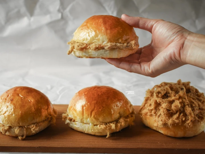 Recipe Meat Floss Bun [Tangzhong Method] the Delicious Tasty