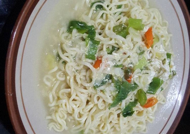 Resep Mie telur godog special Anti Gagal