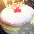 Japanese cheese cake economis (cream cheese home made)