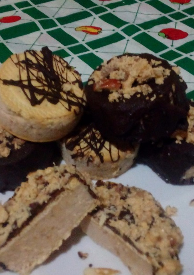Una foto de Alfajor helado de mantecol
