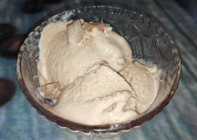 Diary milk and milo ice cream