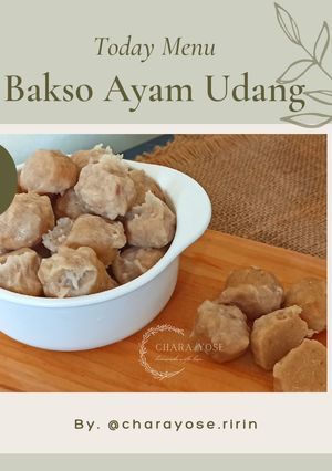 Foto resep Bakso Ayam Udang