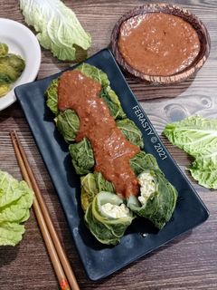 Foto resep Sawi Gulung Isi