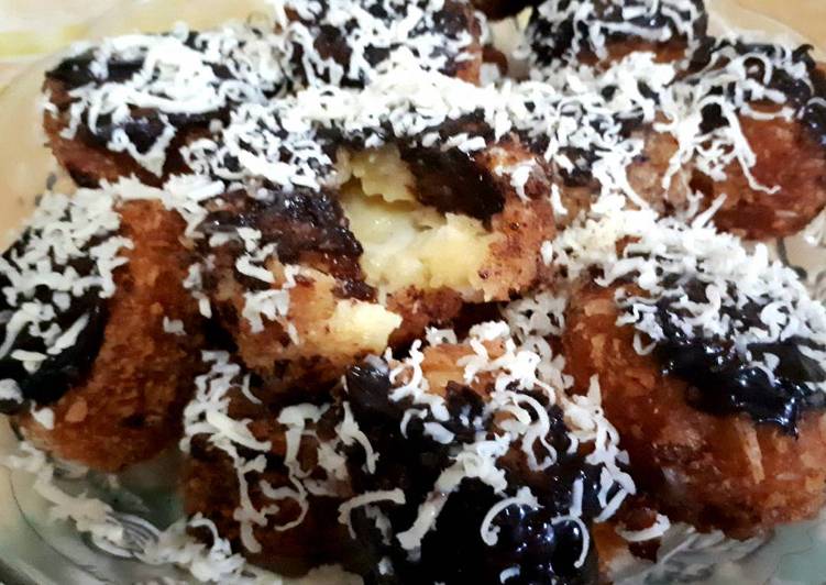 Bumbu Bola - bola tape choco mozarella | Resep Bumbu Bola - bola tape choco mozarella Yang Enak dan Simpel