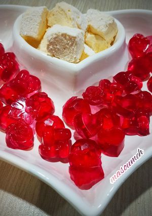 عکسی از دستور پاستیل و مارشمالو خانگی