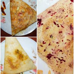 A picture of Different Dosa Fillings.