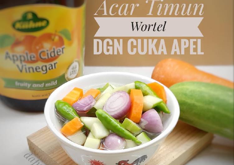 Resep Acar Timun Wortel dgn Cuka Apel yang Lezat Sekali