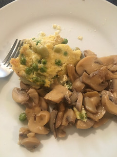A picture of Fish and vegetable casserole.