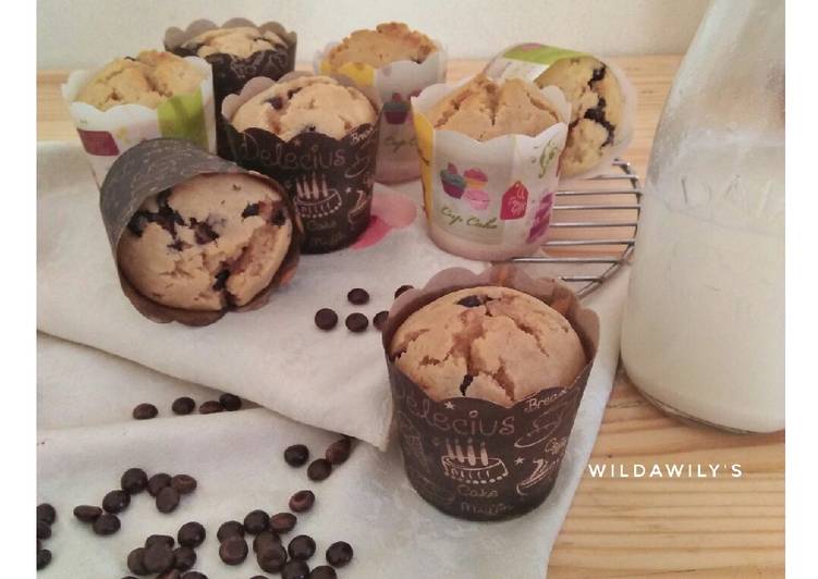 Langkah Mudah untuk Membuat Vanilla Chocochips Muffin with Buttermilk yang Bikin Ngiler