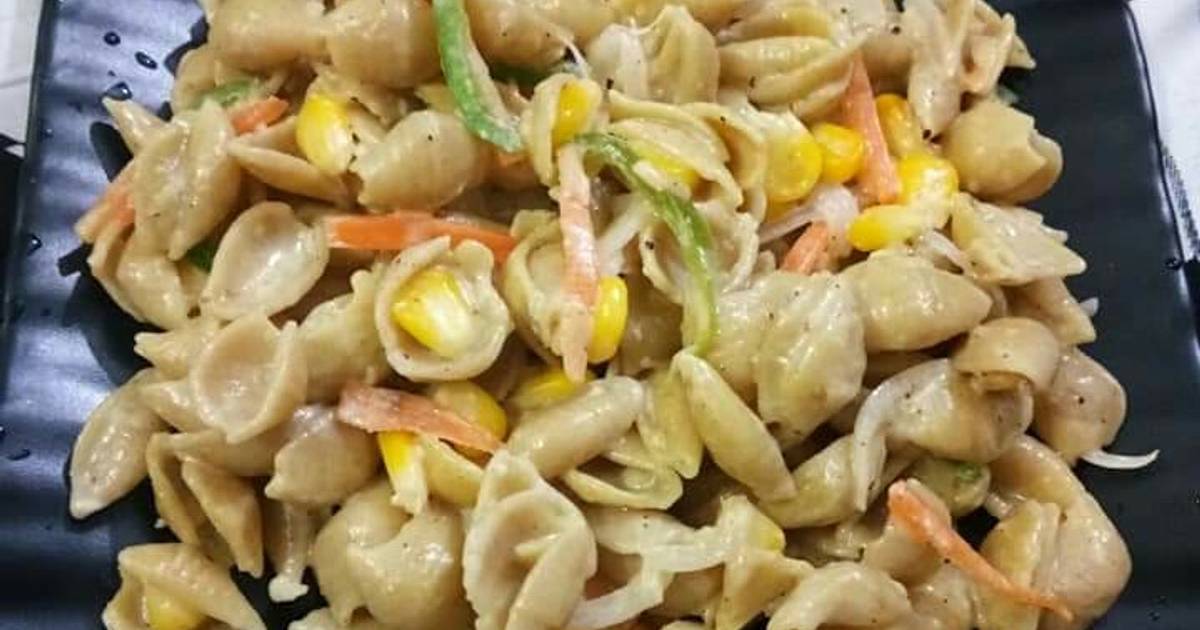 Wholewheat Foxtail Millet Corn Pasta Recipe by Tushar Dua - Cookpad