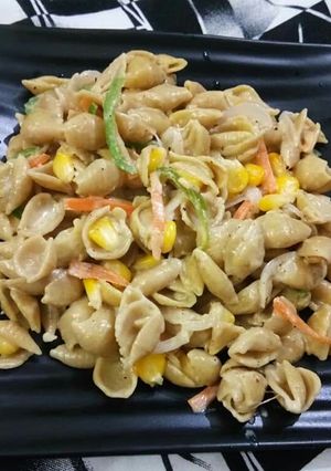 A picture of Wholewheat Foxtail Millet Corn Pasta.