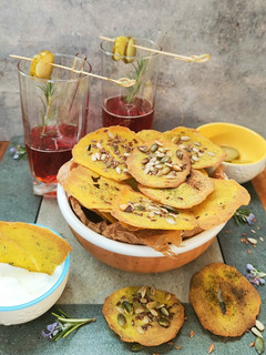 A picture of Rice Flour Chips with Flavoring.