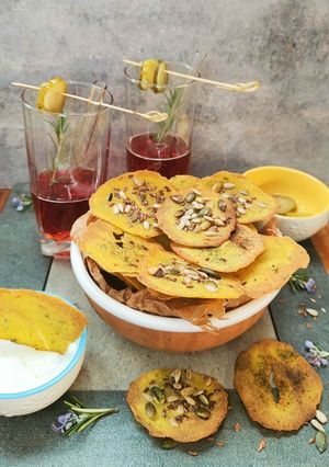 A picture of Rice Flour Chips with Flavoring.