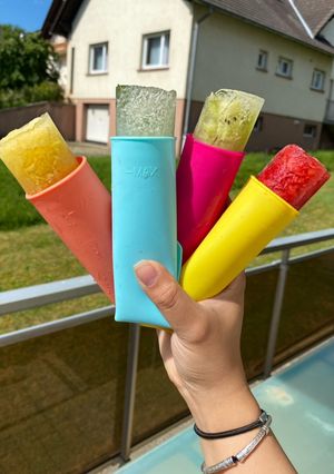 Une photo de 58• 🍧 Glace à l’eau de coco «Healthy» et aux fruits frais 🥥