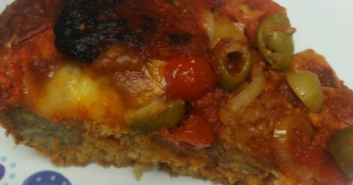 Meatball Cornbread Baked Casserole/ Cornbread Pizza Recipe by