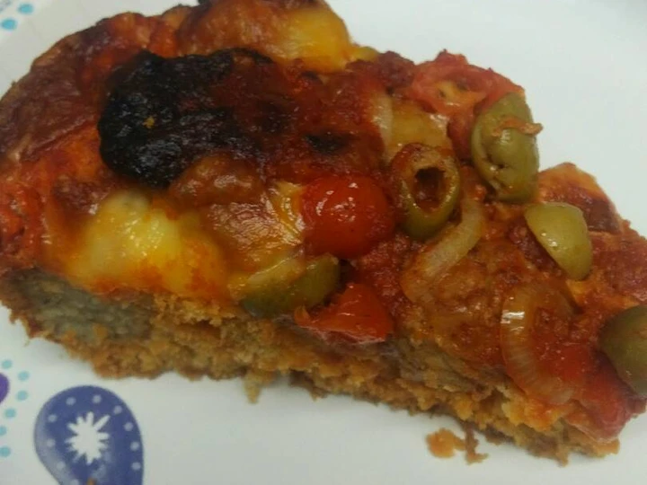 Recipe Meatball Cornbread Baked Casserole/ Cornbread Pizza the Perfect Can spoil the tongue