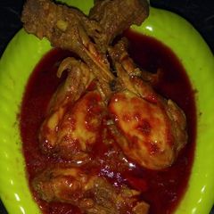 A picture of Chicken kari.