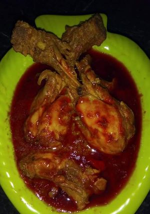 A picture of Chicken kari.